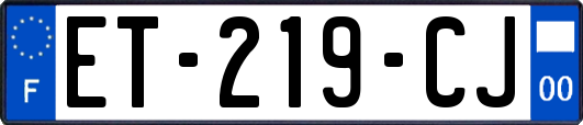 ET-219-CJ