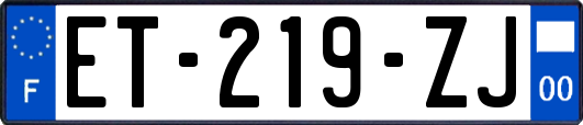 ET-219-ZJ