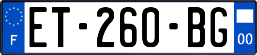 ET-260-BG
