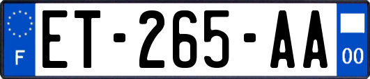 ET-265-AA