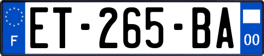 ET-265-BA