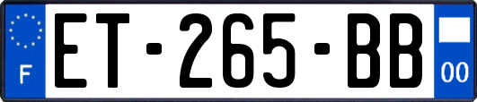 ET-265-BB
