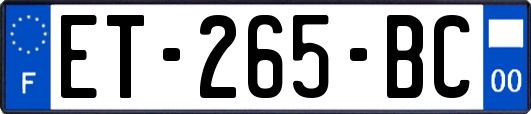 ET-265-BC