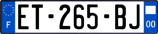ET-265-BJ