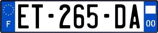 ET-265-DA