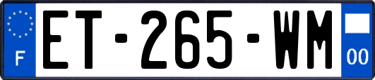 ET-265-WM