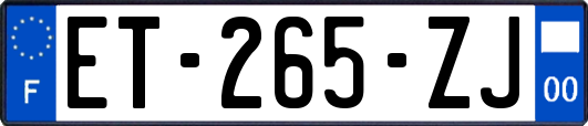 ET-265-ZJ