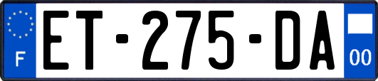 ET-275-DA