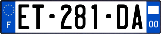 ET-281-DA