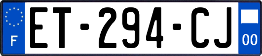 ET-294-CJ