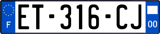 ET-316-CJ