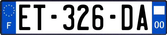 ET-326-DA