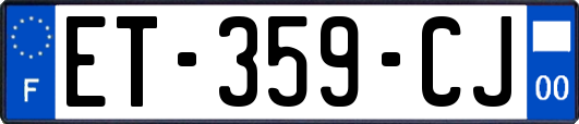 ET-359-CJ