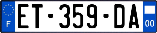 ET-359-DA