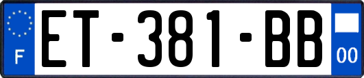 ET-381-BB
