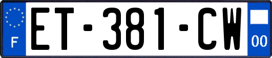 ET-381-CW