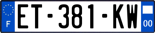 ET-381-KW