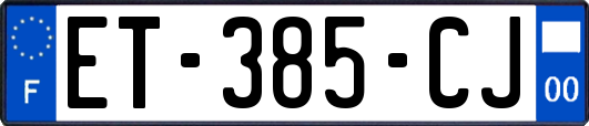 ET-385-CJ