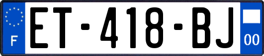 ET-418-BJ