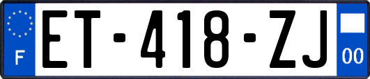 ET-418-ZJ