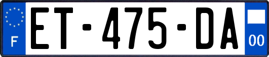 ET-475-DA