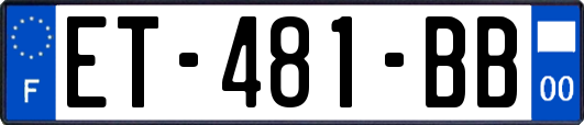 ET-481-BB