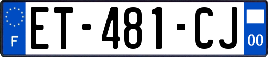 ET-481-CJ
