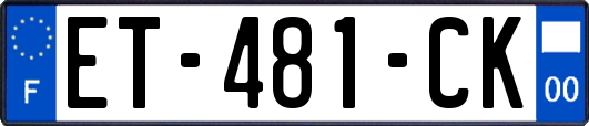 ET-481-CK