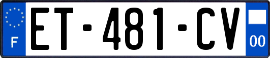ET-481-CV