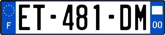 ET-481-DM