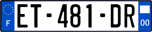 ET-481-DR