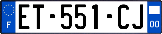 ET-551-CJ