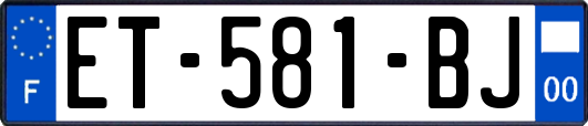 ET-581-BJ