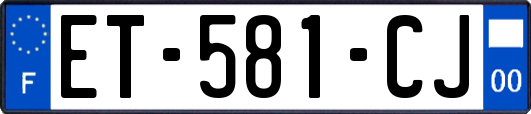 ET-581-CJ