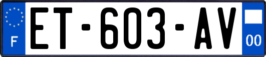 ET-603-AV