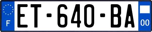 ET-640-BA