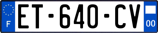 ET-640-CV