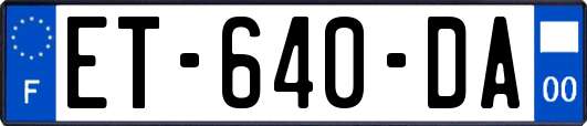 ET-640-DA