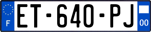 ET-640-PJ