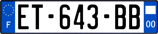 ET-643-BB
