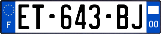 ET-643-BJ