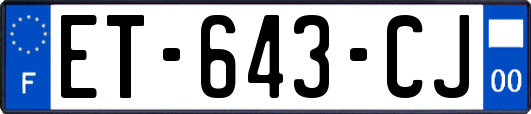 ET-643-CJ