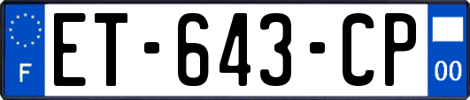ET-643-CP