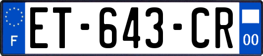 ET-643-CR