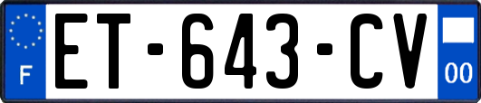 ET-643-CV
