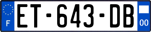 ET-643-DB
