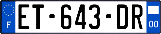 ET-643-DR
