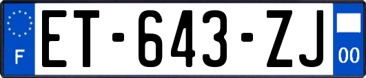 ET-643-ZJ