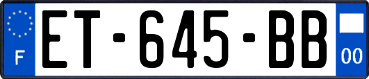 ET-645-BB