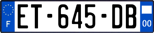 ET-645-DB